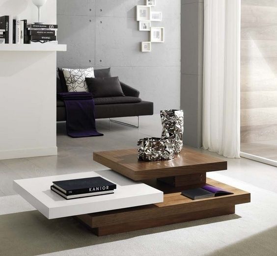 Table basse design avec matériaux premium et esthétique moderne
