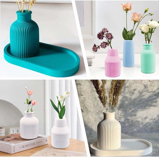 Vase design avec arrangement floral artificiel contemporain